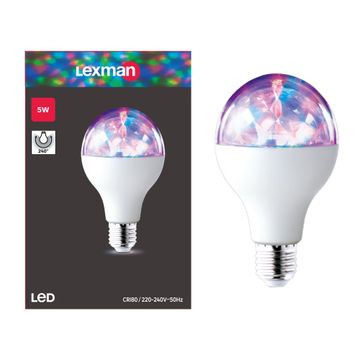 Lexman led light bulb disco e27 5w