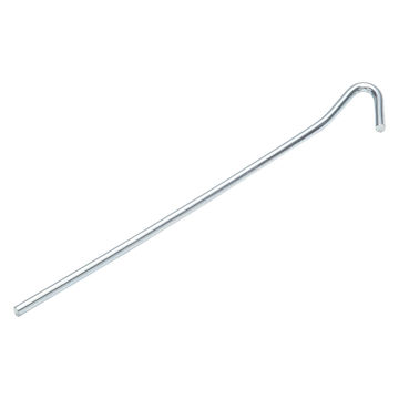 Camping tent reinforced wire peg galvanised steel 4x180mm 10pc standers