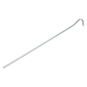 Camping tent reinforced wire peg galvanised steel 4x240mm 6pc standers