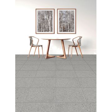 Floor Tile Ceramic Terrazzo Grey Anti-Slip 50x50cm (1.7m2)