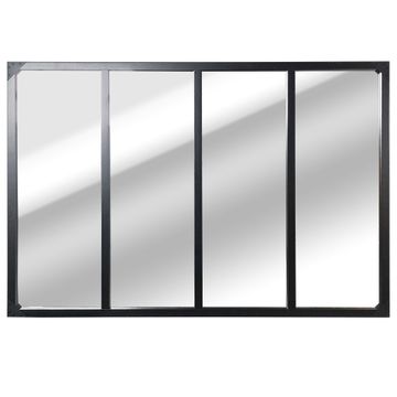 Inspire  loggia mirror black 120x80cm