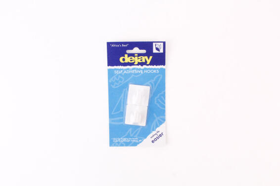 Dejay Self Adhesive New Single Hook 3piece White
