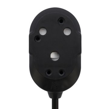 Switched Light Duty SBS Extension Cords 2 X 10A Socket 10M - Black.
