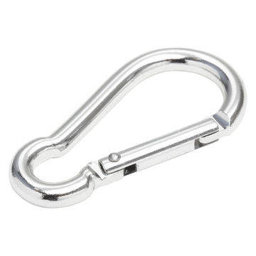 Snap hook aluminium 6x60mm standers