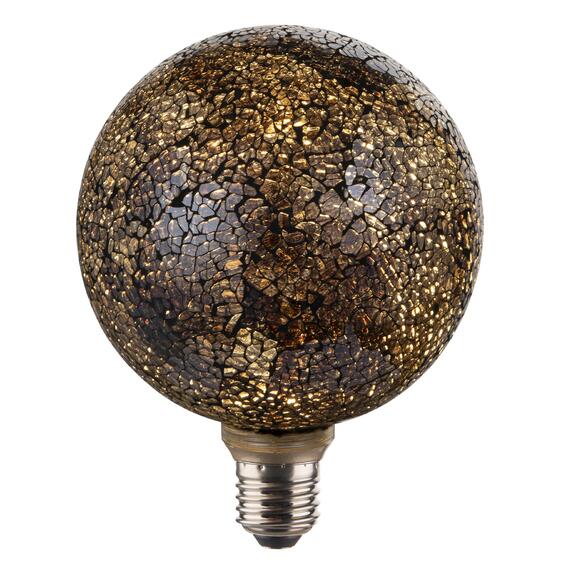 Lexman   e27 g130 led decorative light bulb warm white 