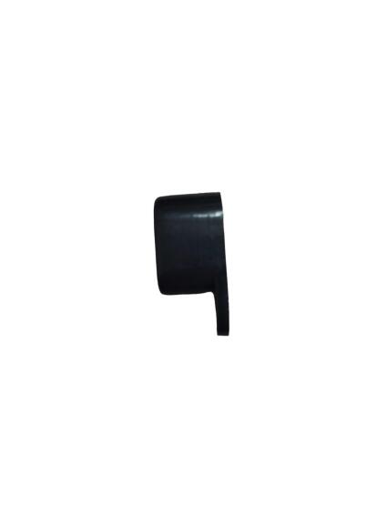 2pc curtain c-glider push on end stops black