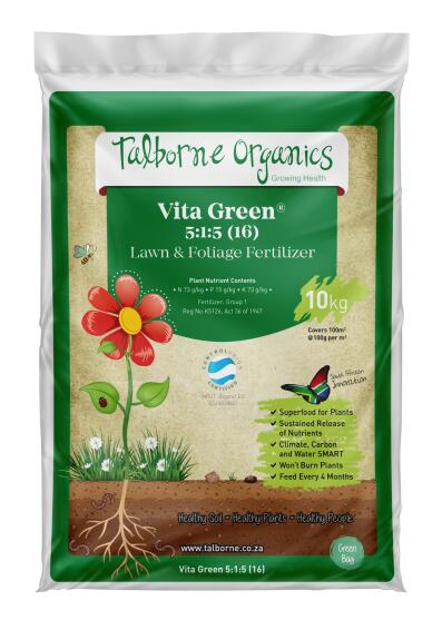 Talborne Organics 5.1.5 Lawn & Foliage Organic Fertilizer 10kg