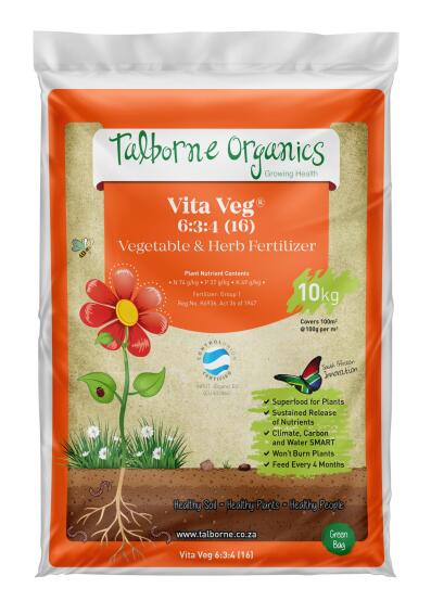Talborne 6:3:4 Vita-Veg Fertilizer 10kg