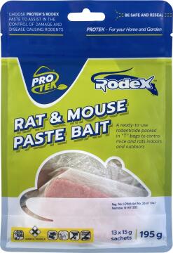 Rodex, Rat and Mouse Paste Bait, PROTEK, 195g