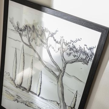 Inspire frame burnt black 50x70cm