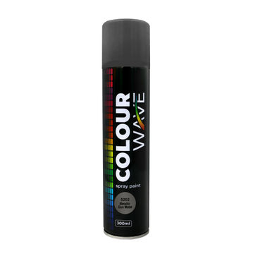 Spray Paint Metallic COLOURWAVE Gun Metal Grey 300ML