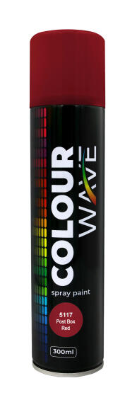 Colourwave Spray Paint Post Box Red 300ML