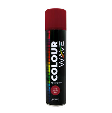 Colourwave Spray Paint Post Box Red 300ML