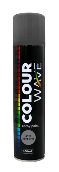 Colourwave Spray Paint Navel Grey 300ML