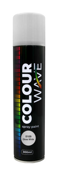 Spray Paint COLOURWAVE Gloss White 300ML