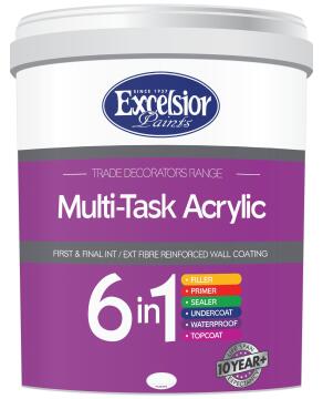 Excelsior Universal Paint 6in1 Polar White 20L