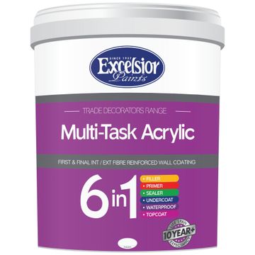 Excelsior Universal Paint 6in1 Polar White 20L