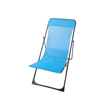 Chair Metal Textilene Blue