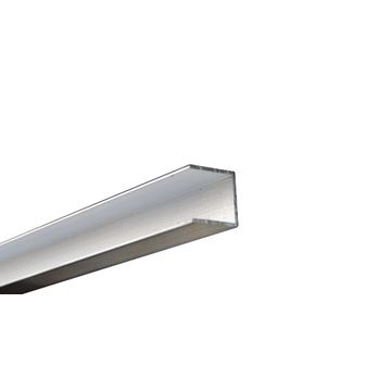 Aluminium U-Channel Profile 16mmx2.5m