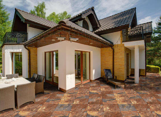 Floor tile ceramic safari slate 350x350mm