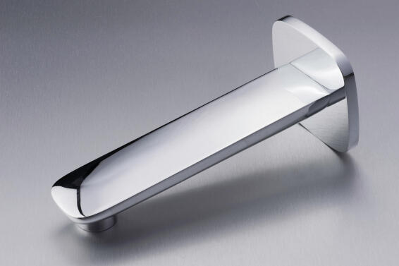Square Wall Spout With Rounded Bottom Gio