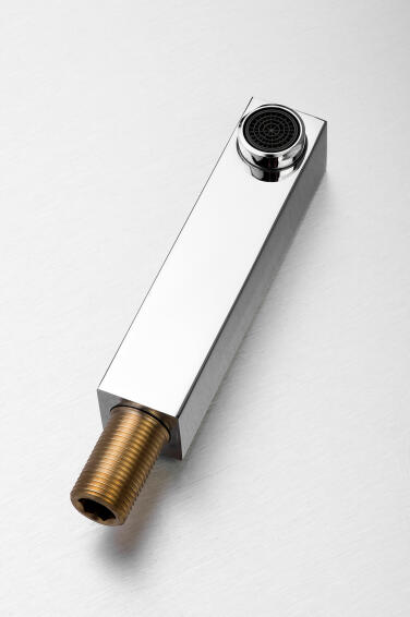 Square Wall Spout 130mm Gip