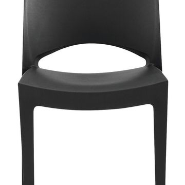 Addis Stella Patio Chair Black W51cmxD42cmxH82cm | LEROY MERLIN South ...