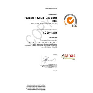 Melamine MDF Board Single Face White T16mm per m2