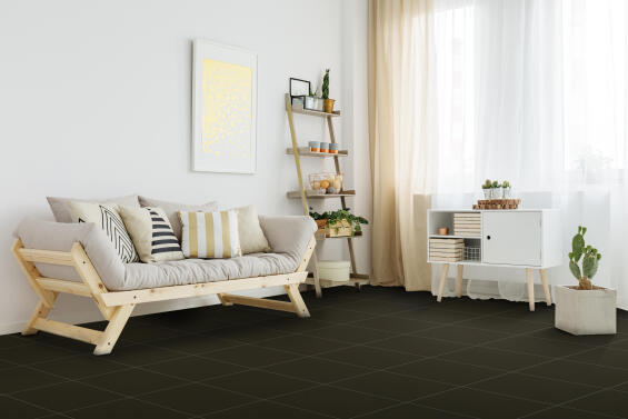 Floor Tile Ceramic Deco Black 330x330mm (1.8m2/box)