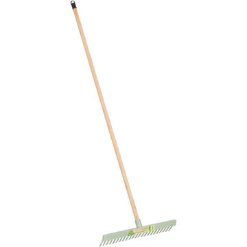 Heavy duty plastic rake
