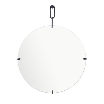 Inspire medal mirror black 30cm