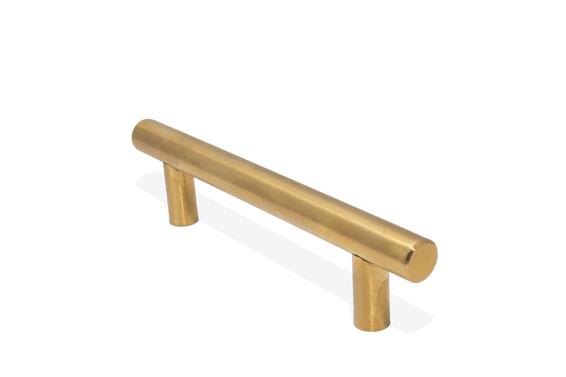 BAR HANDLE MILD STEEL 12MMX192MM GOLD