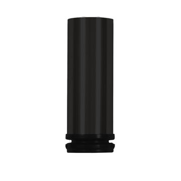 LEG ROUND 100MM X 50MM BLACK TOP ADJUST
