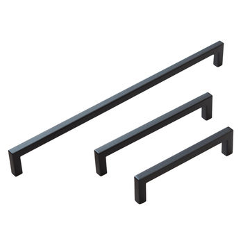 12mm square d hollow black 320mm