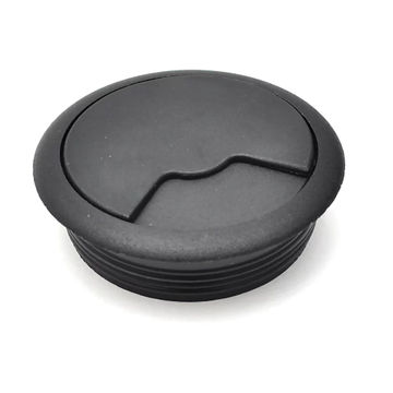 WIRE MANAGEMENT 63MM ROUND BLACK