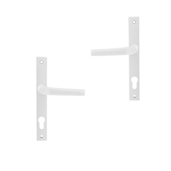 Mackie Slimline handle Cyl lock White