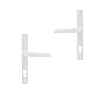 Mackie Slimline handle Cyl lock White