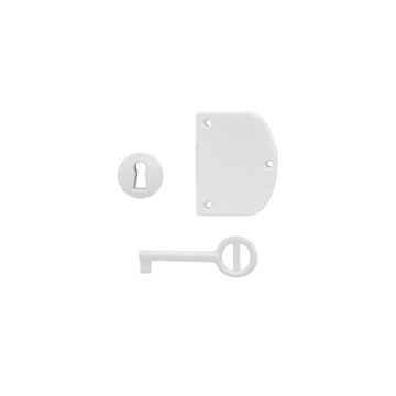 Mackie 20mm white plastic lock esc & key