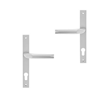 Mackie slimline handle Cyl lock Silver