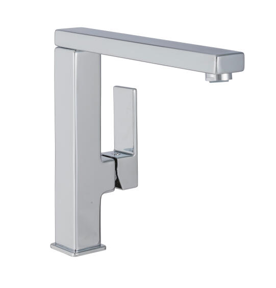 Delinia Kitchen Sink Mixer Tap Frame Single Lever Chrome H25Cm Spout Reach 24Cm