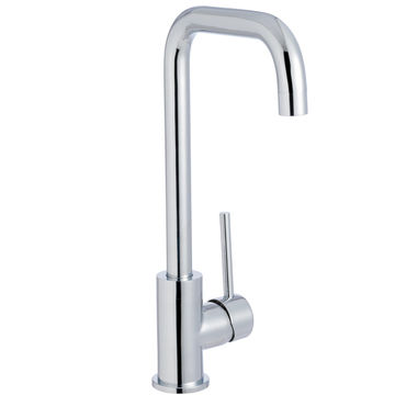Delinia Kitchen Sink Mixer Tap Alena Single Lever Chrome H36Cm Spout Reach 22Cm