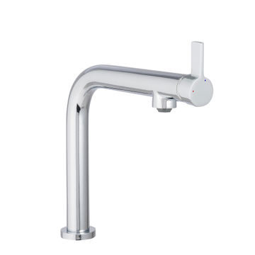 DELINIA Eva Kitchen Sink Mixer Tap Single Lever Chrome H28.6cm Spout Reach 31cm