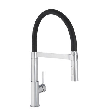 Delinia Holly Spring Neck Kitchen Mixer Tap Chrome H43.9Cm Spout Reach 24Cm