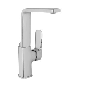 Delinia Kitchen Sink Mixer Tap Remix Single Lever Chrome H28.1Cm Spout Reach 26Cm
