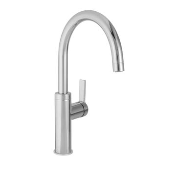 Delinia Kitchen Sink Mixer Tap Star Single Lever Chrome H37Cm Spout Reach 26Cm
