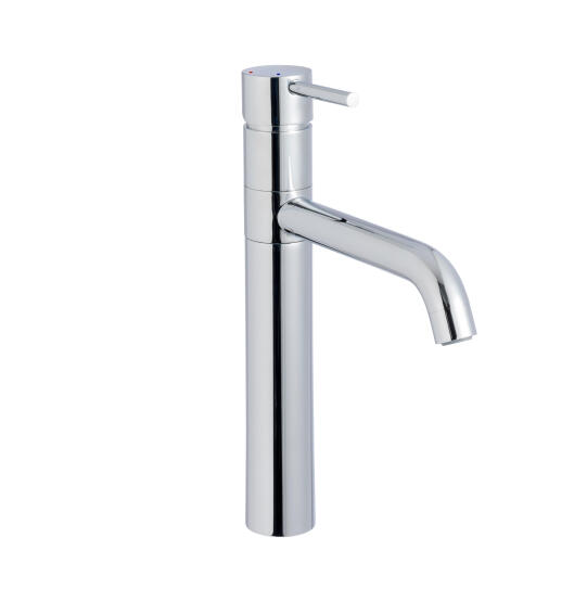 Delinia Kitchen Sink Mixer Tap Mia Single Lever Chrome H29.3Cm Spout Reach 22Cm