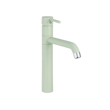 Delinia Kitchen Sink Mixer Tap Mia Single Lever Green H29.3Cm Spout Reach 22Cm