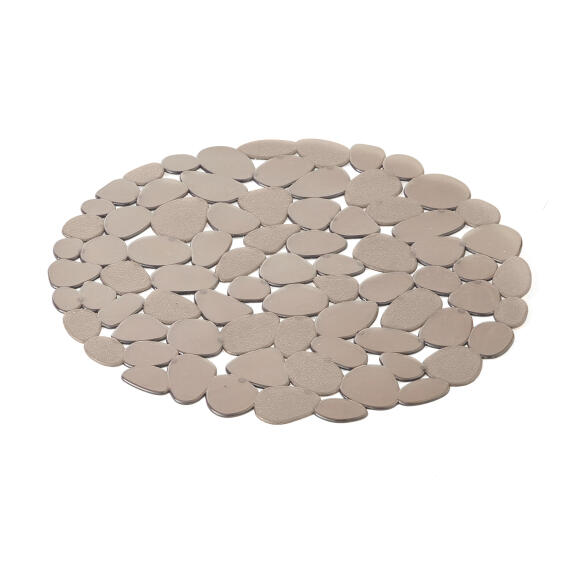 Kitchen Sink Protecting Mat Round 30X0.16Cm Grey