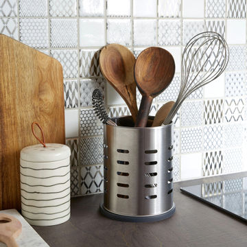 Delinia kitchen utensil dryer small chrome