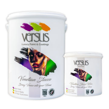 Versus Venetian Stucco Tile Grey Base 8KG Wax 1L